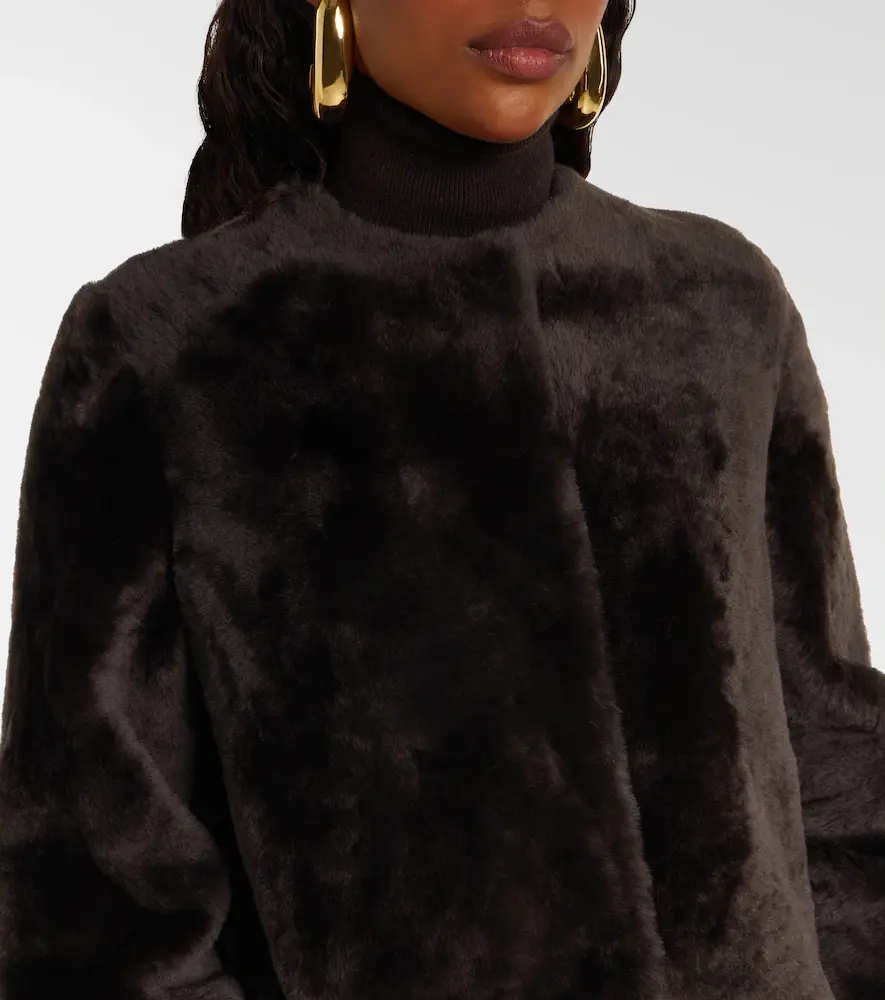 Yves Salomon Shearling coat | Thumbnail 4 Yves Salomon Shearling coat | Thumbnail 4