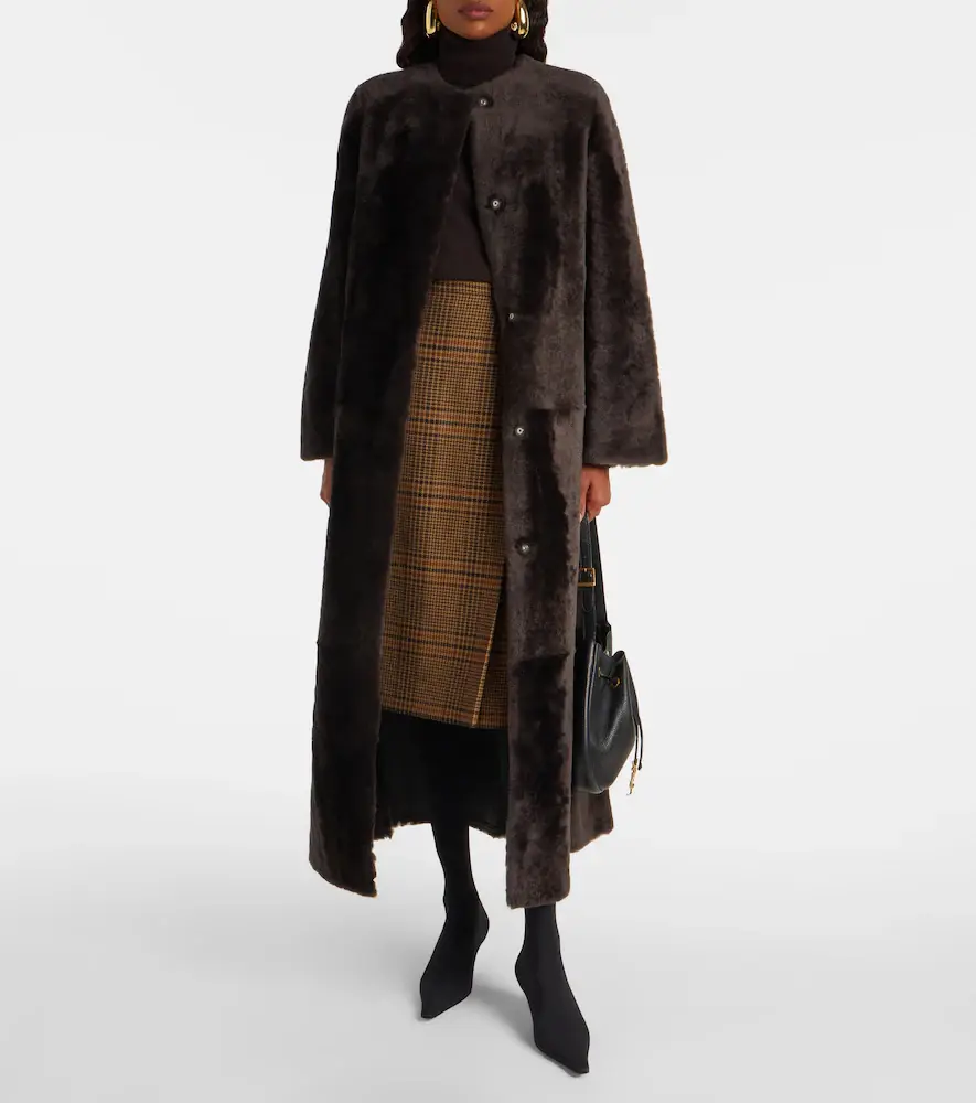 Yves Salomon Shearling coat | Thumbnail 5 Yves Salomon Shearling coat | Thumbnail 5