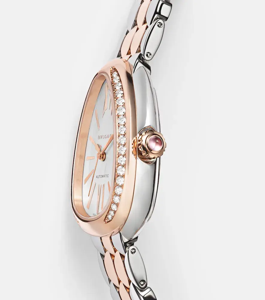 BVLGARI Serpenti Seduttori 18kt rose gold and steel watch with diamonds | Thumbnail 2 BVLGARI Serpenti Seduttori 18kt rose gold and steel watch with diamonds | Thumbnail 2