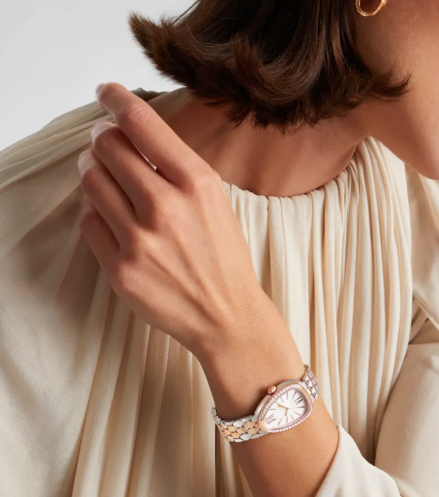 BVLGARI Serpenti Seduttori 18kt rose gold and steel watch with diamonds | Thumbnail 4 BVLGARI Serpenti Seduttori 18kt rose gold and steel watch with diamonds | Thumbnail 4