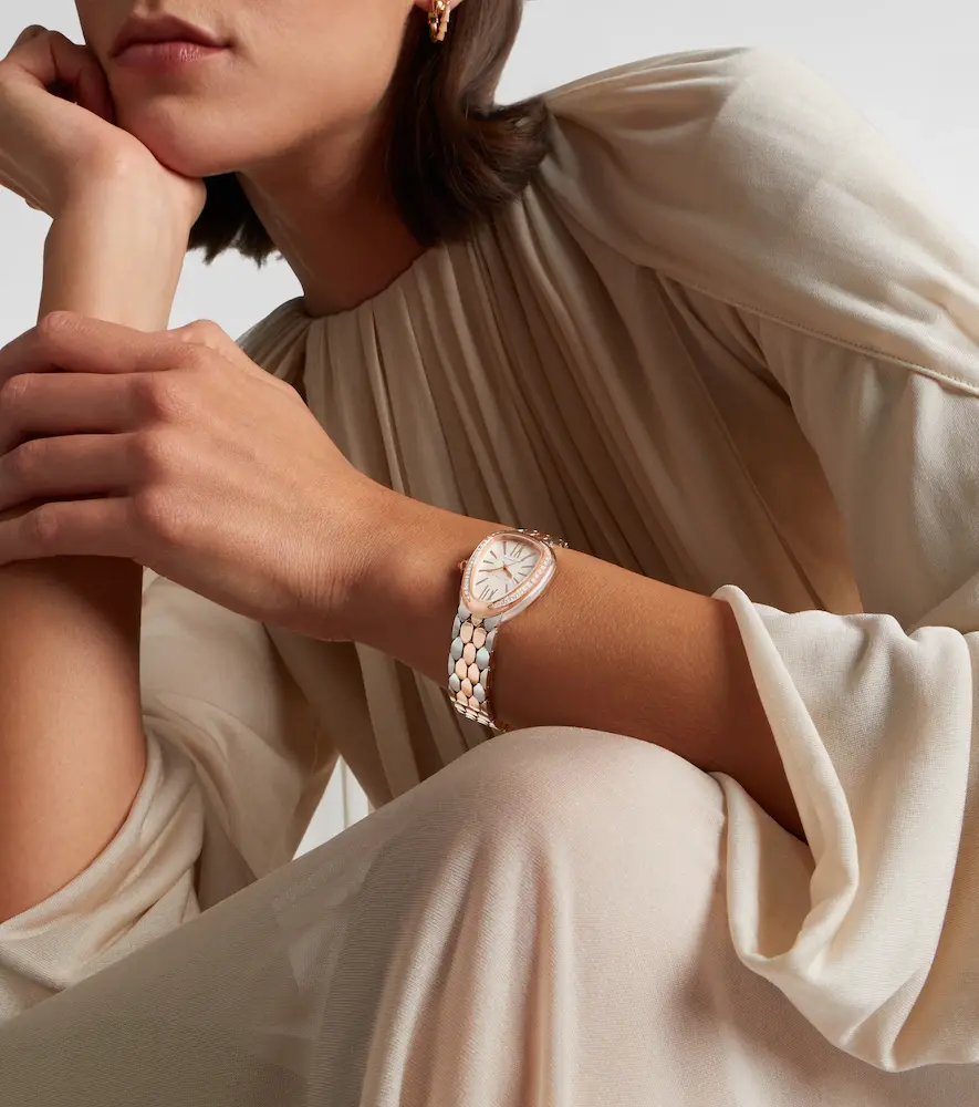 BVLGARI Serpenti Seduttori 18kt rose gold and steel watch with diamonds | Thumbnail 7 BVLGARI Serpenti Seduttori 18kt rose gold and steel watch with diamonds | Thumbnail 7