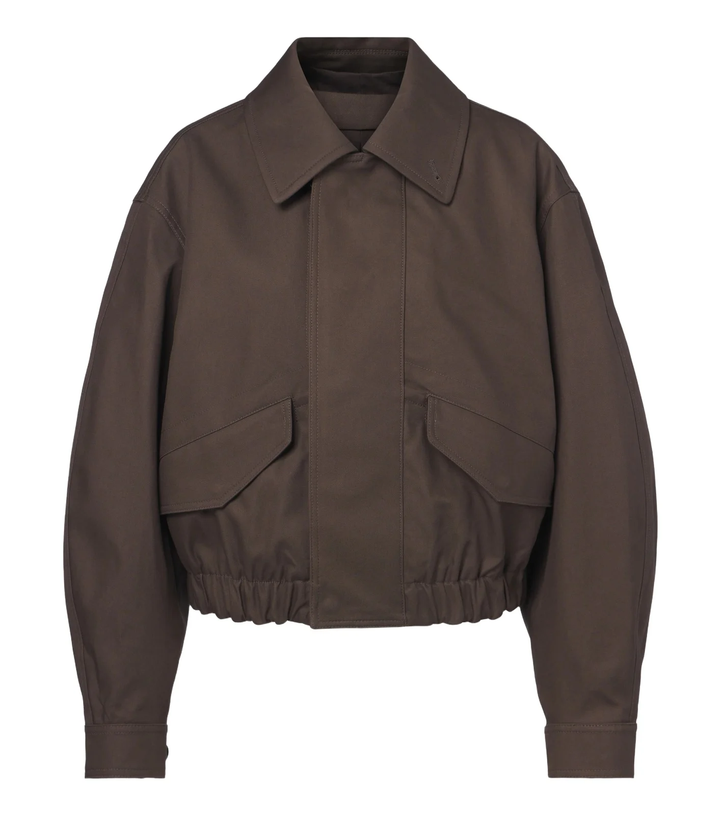 Cotton twill blouson jacket