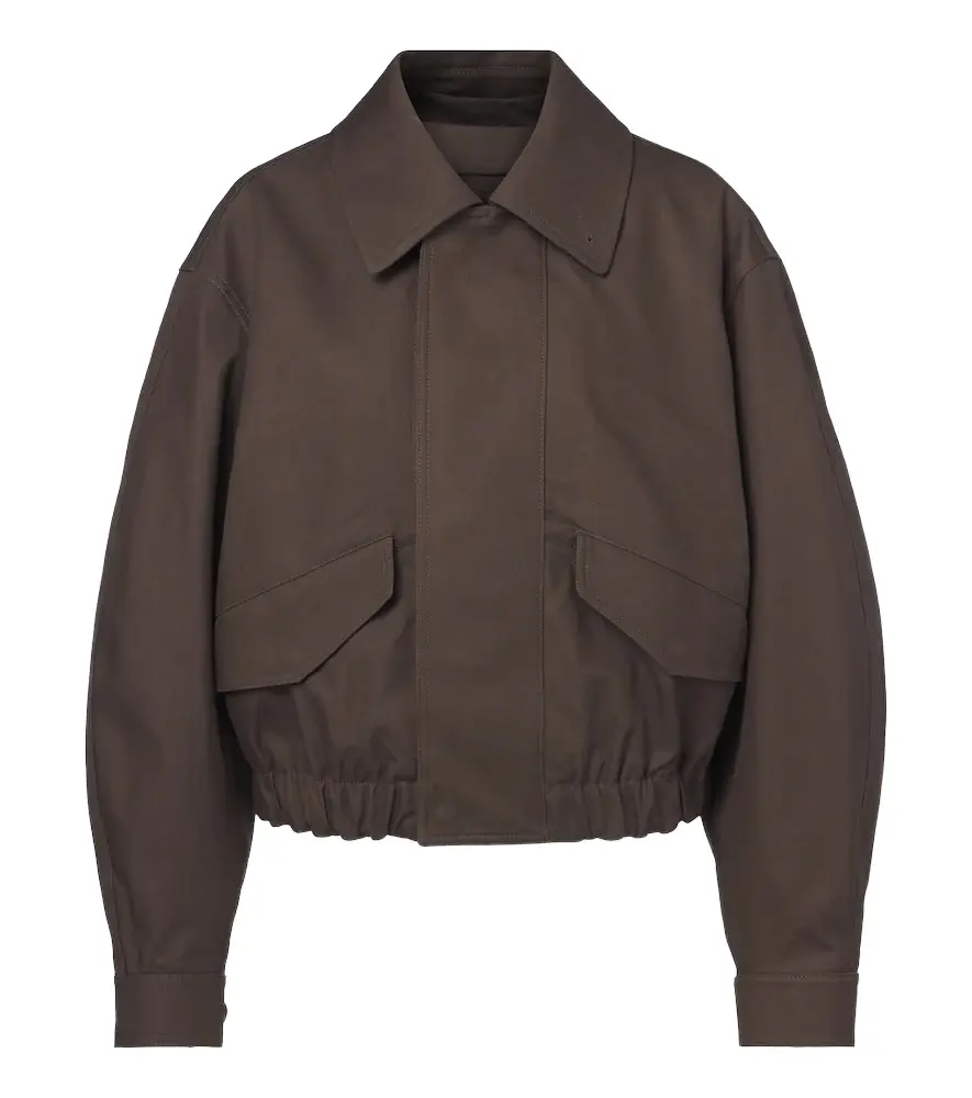 Cotton twill blouson jacket Cotton twill blouson jacket