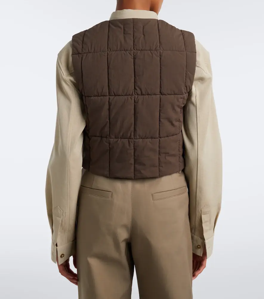 Lemaire Padded quilted cotton-blend vest | Thumbnail 6 Lemaire Padded quilted cotton-blend vest | Thumbnail 6