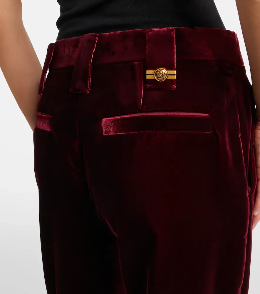 Versace Velvet straight pants | Thumbnail 3 Versace Velvet straight pants | Thumbnail 3