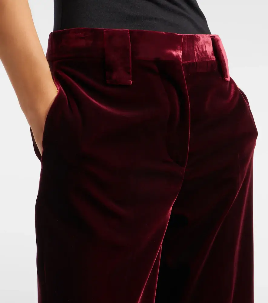 Versace Velvet straight pants | Thumbnail 5 Versace Velvet straight pants | Thumbnail 5