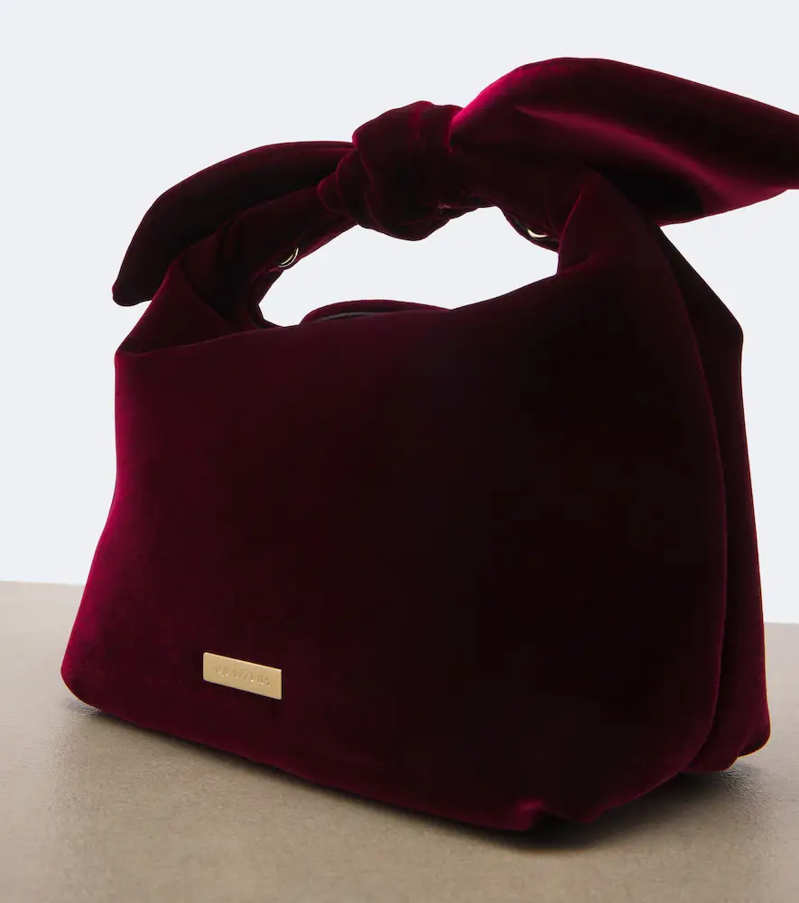 Aquazzura Bow Tie Mini velvet top-handle bag | Thumbnail 2 Aquazzura Bow Tie Mini velvet top-handle bag | Thumbnail 2