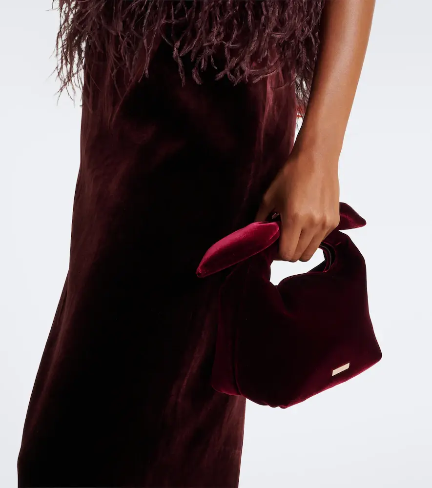 Aquazzura Bow Tie Mini velvet top-handle bag | Thumbnail 6 Aquazzura Bow Tie Mini velvet top-handle bag | Thumbnail 6