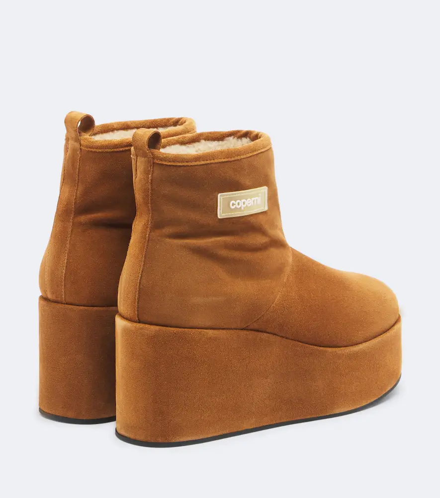 Coperni Shearling-lined suede wedge boots | Thumbnail 2 Coperni Shearling-lined suede wedge boots | Thumbnail 2