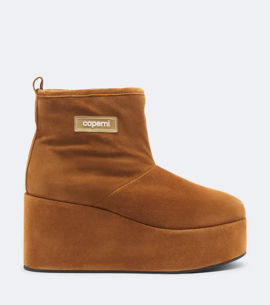 Coperni Shearling-lined suede wedge boots | Thumbnail 3 Coperni Shearling-lined suede wedge boots | Thumbnail 3