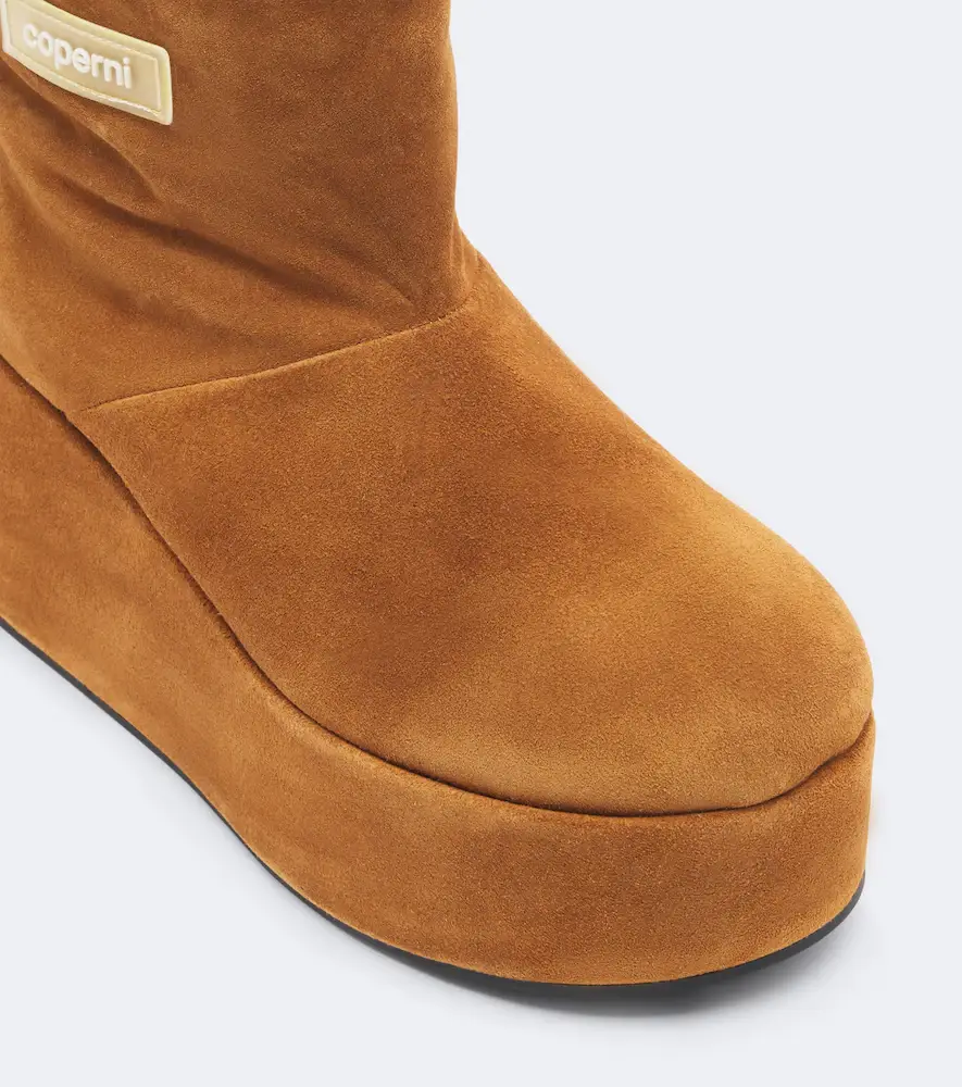 Coperni Shearling-lined suede wedge boots | Thumbnail 4 Coperni Shearling-lined suede wedge boots | Thumbnail 4