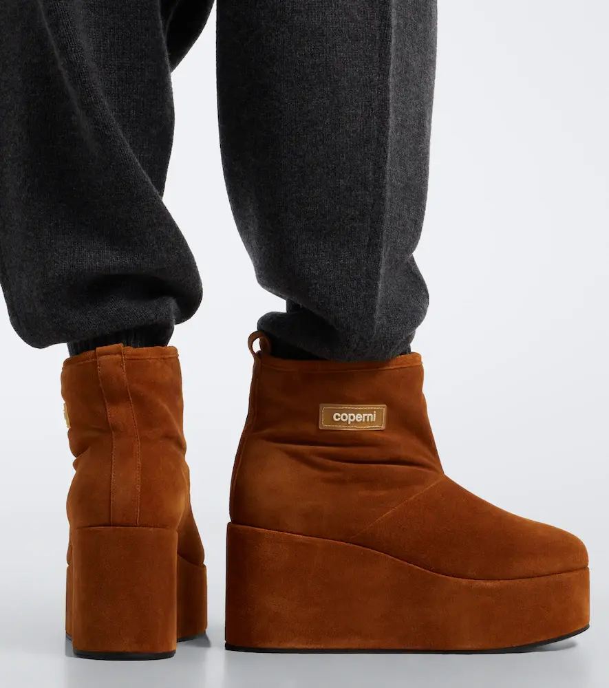 Coperni Shearling-lined suede wedge boots | Thumbnail 5 Coperni Shearling-lined suede wedge boots | Thumbnail 5
