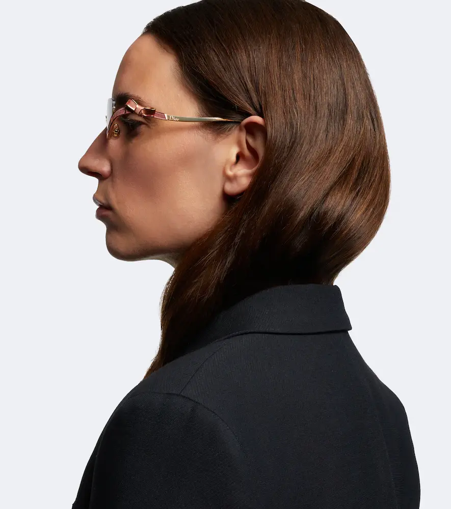 DIOR Eyewear Dior Bow B1U oval sunglasses | Thumbnail 5