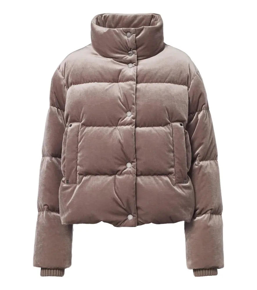 Oliva velvet down jacket Oliva velvet down jacket