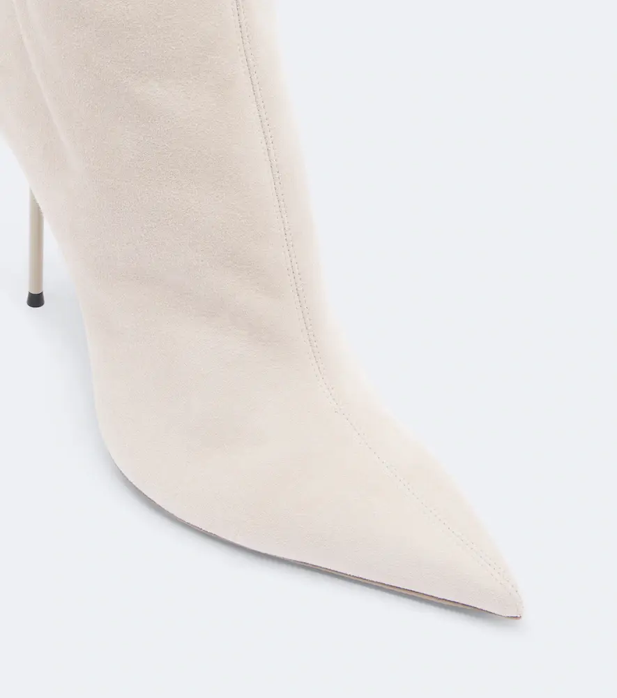 Paris Texas Lidia Buckle suede knee-high boots | Thumbnail 3 Paris Texas Lidia Buckle suede knee-high boots | Thumbnail 3