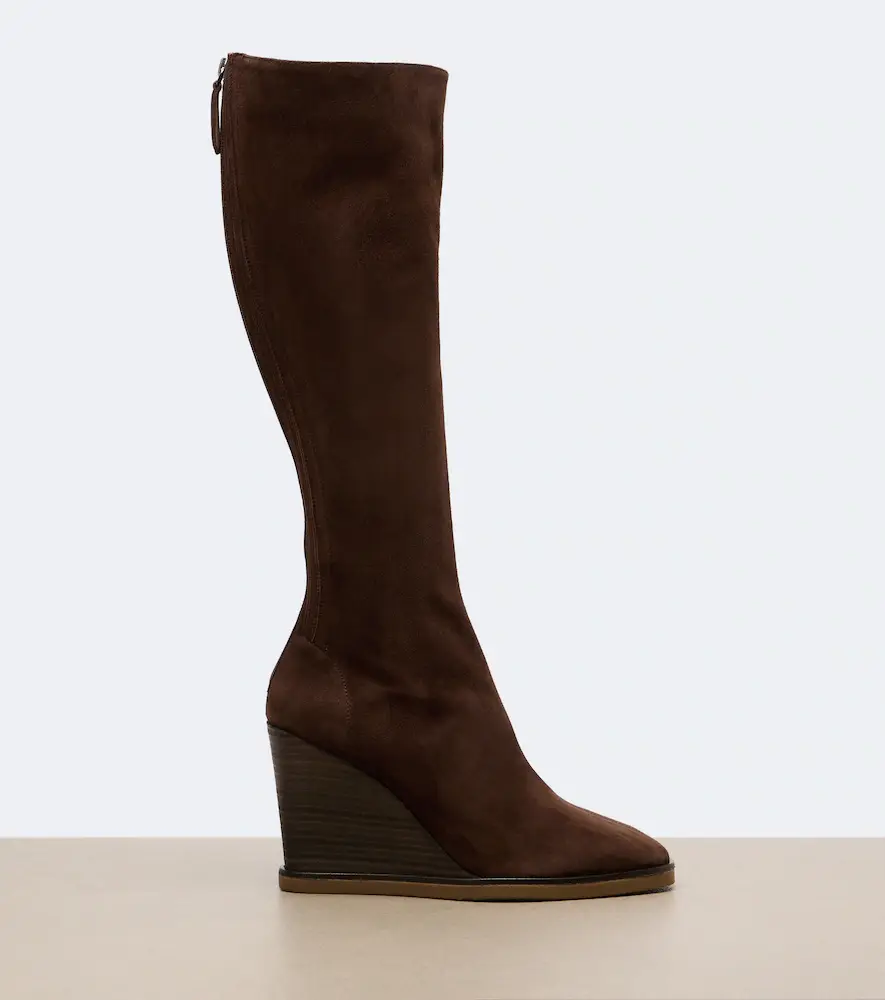 Aquazzura Saint Honoré suede knee-high boots | Thumbnail 3 Aquazzura Saint Honoré suede knee-high boots | Thumbnail 3