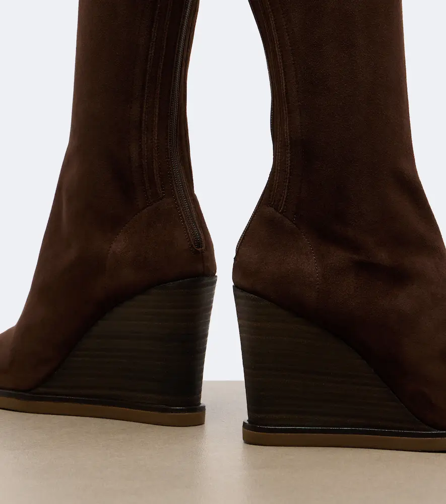 Aquazzura Saint Honoré suede knee-high boots | Thumbnail 4 Aquazzura Saint Honoré suede knee-high boots | Thumbnail 4