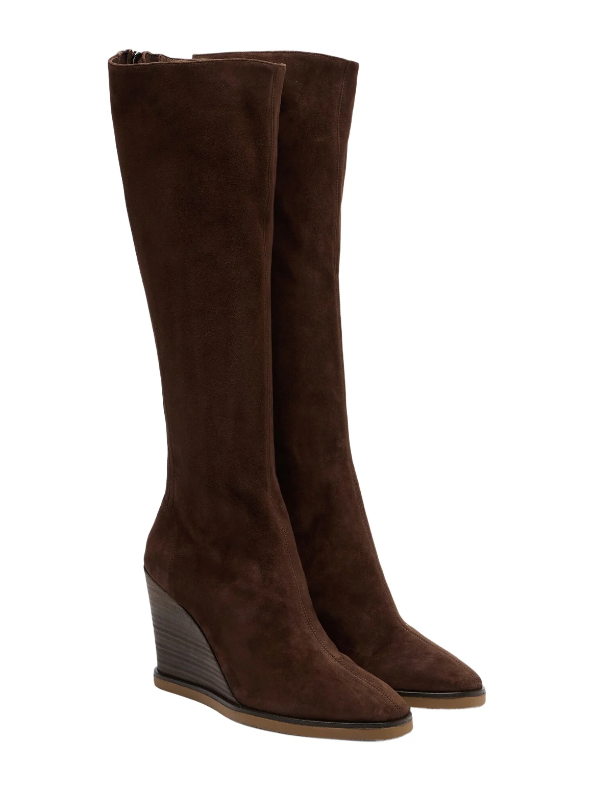 Saint Honoré suede knee-high boots Saint Honoré suede knee-high boots