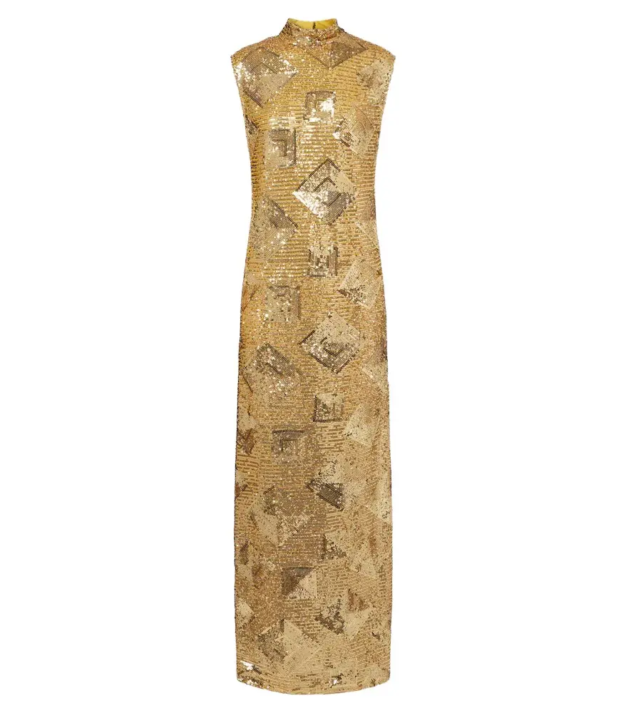 Taller Marmo Miami sequined gown