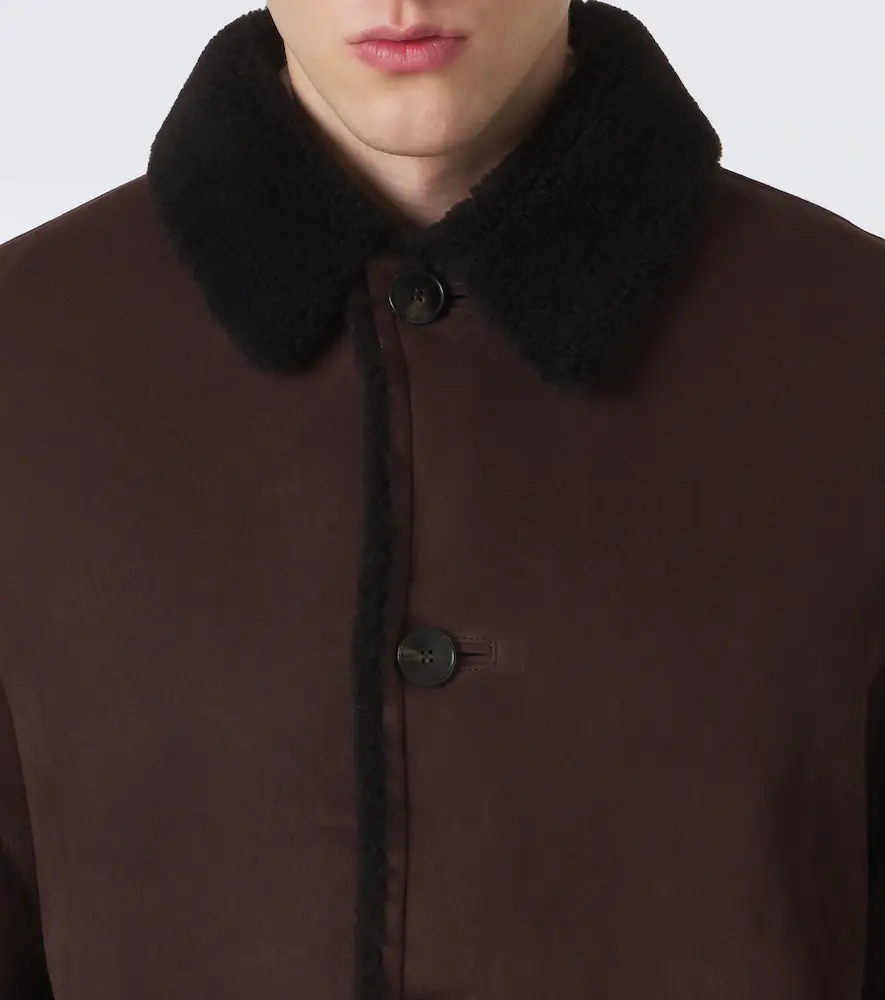 Yves Salomon Shearling-lined suede jacket | Thumbnail 5 Yves Salomon Shearling-lined suede jacket | Thumbnail 5