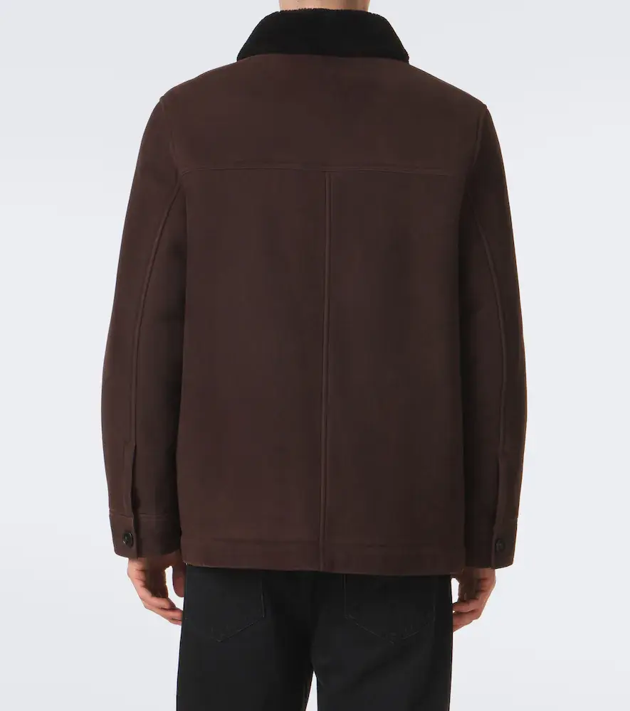 Yves Salomon Shearling-lined suede jacket | Thumbnail 7 Yves Salomon Shearling-lined suede jacket | Thumbnail 7