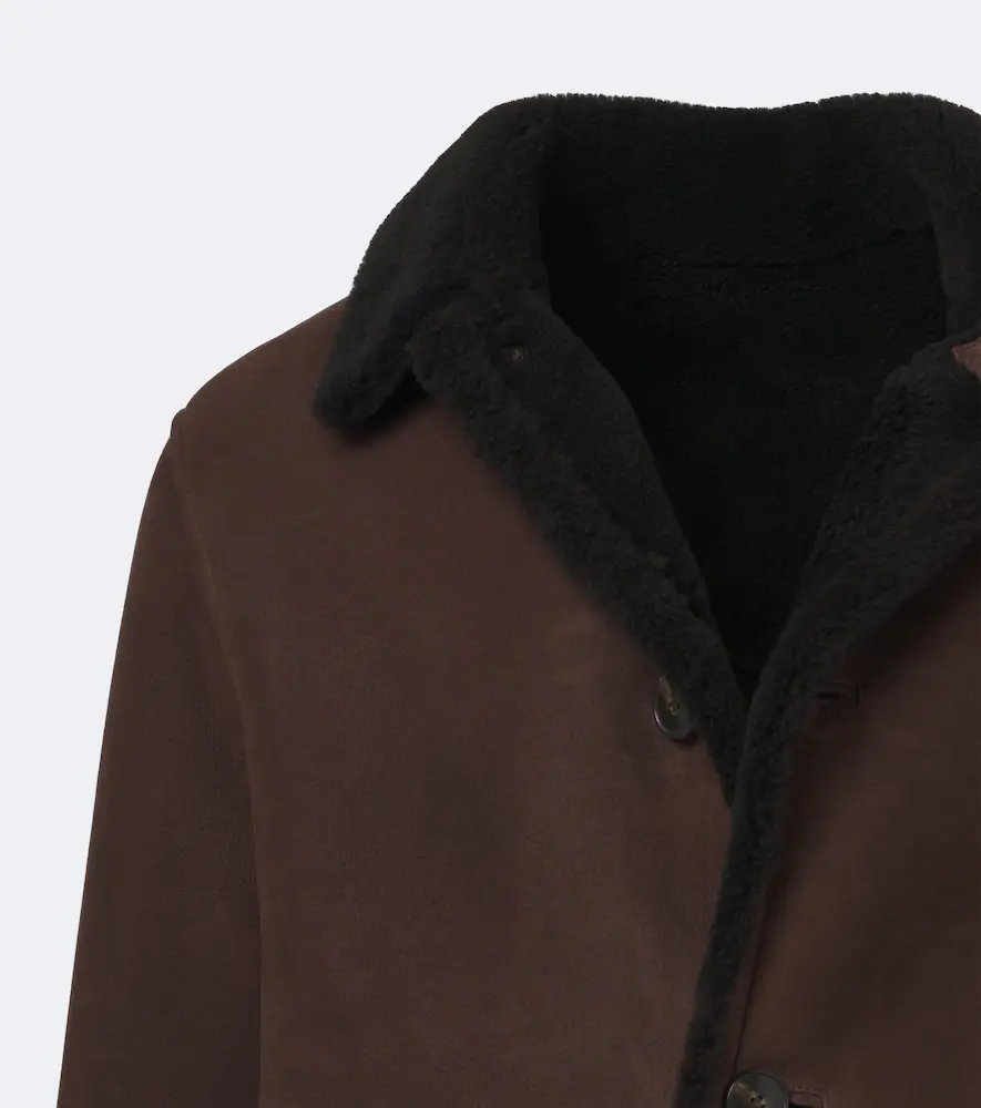 Yves Salomon Shearling-lined suede jacket | Thumbnail 8 Yves Salomon Shearling-lined suede jacket | Thumbnail 8