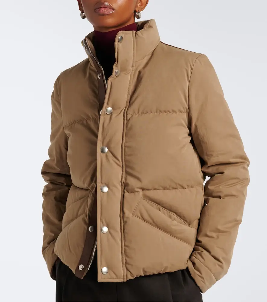 Tod's Leather-trimmed puffer jacket | Thumbnail 7 Tod's Leather-trimmed puffer jacket | Thumbnail 7