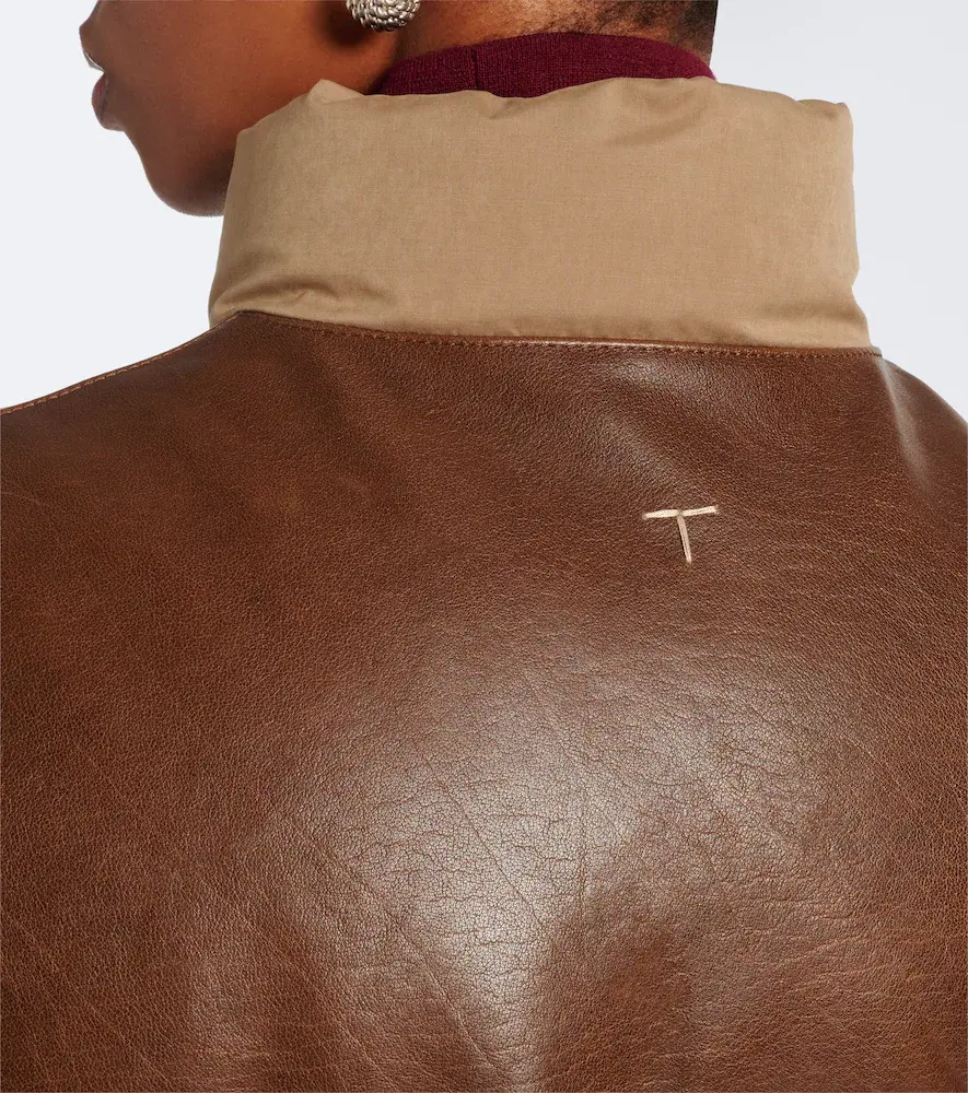 Tod's Leather-trimmed puffer jacket | Thumbnail 8 Tod's Leather-trimmed puffer jacket | Thumbnail 8