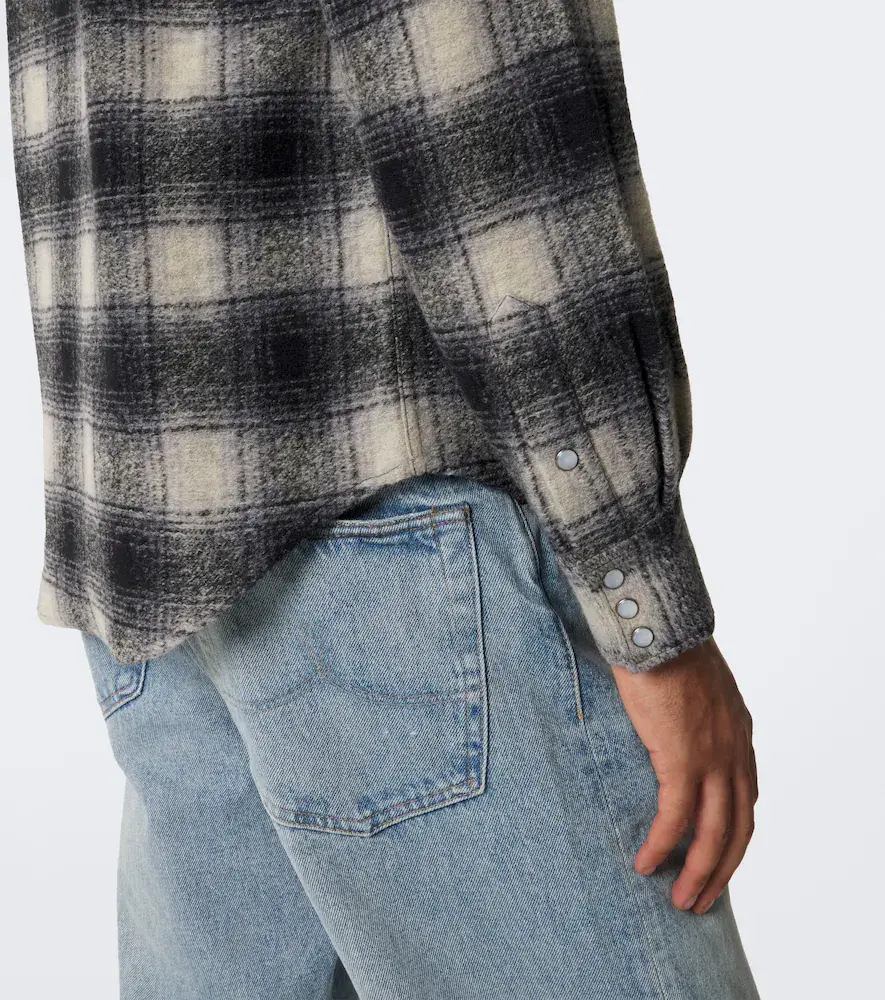 RRL Plaid wool-blend flannel shirt | Thumbnail 4 RRL Plaid wool-blend flannel shirt | Thumbnail 4