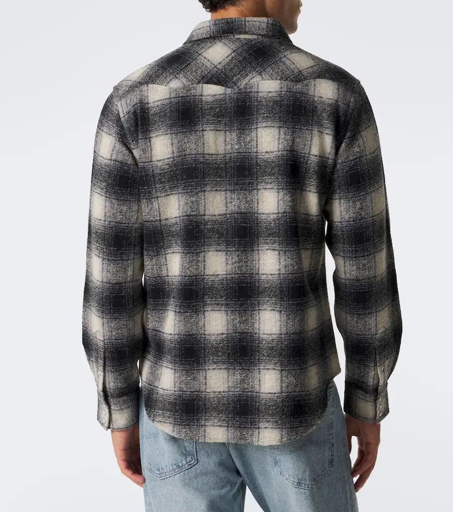 RRL Plaid wool-blend flannel shirt | Thumbnail 5 RRL Plaid wool-blend flannel shirt | Thumbnail 5