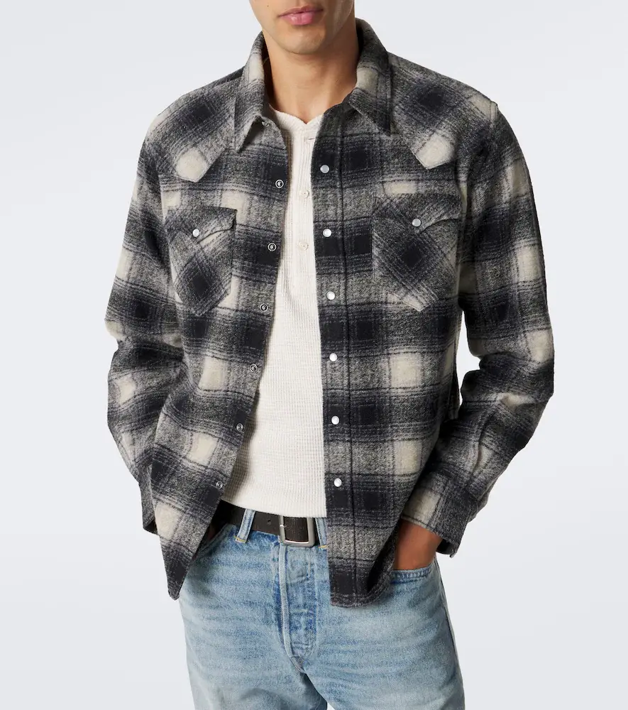 RRL Plaid wool-blend flannel shirt | Thumbnail 7 RRL Plaid wool-blend flannel shirt | Thumbnail 7