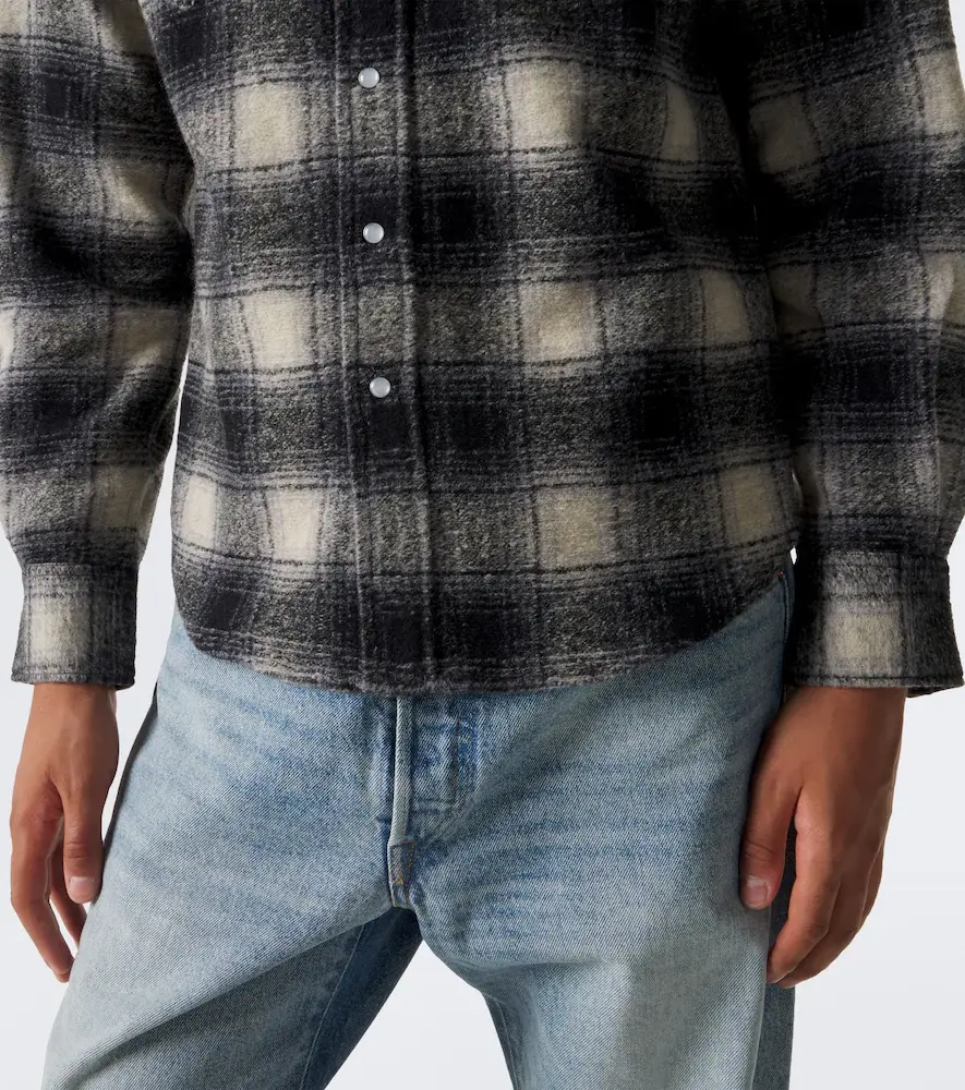 RRL Plaid wool-blend flannel shirt | Thumbnail 8 RRL Plaid wool-blend flannel shirt | Thumbnail 8