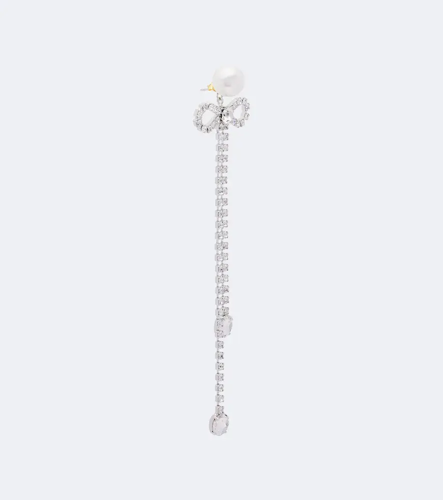 Magda Butrym Embellished faux pearl drop earrings | Thumbnail 3