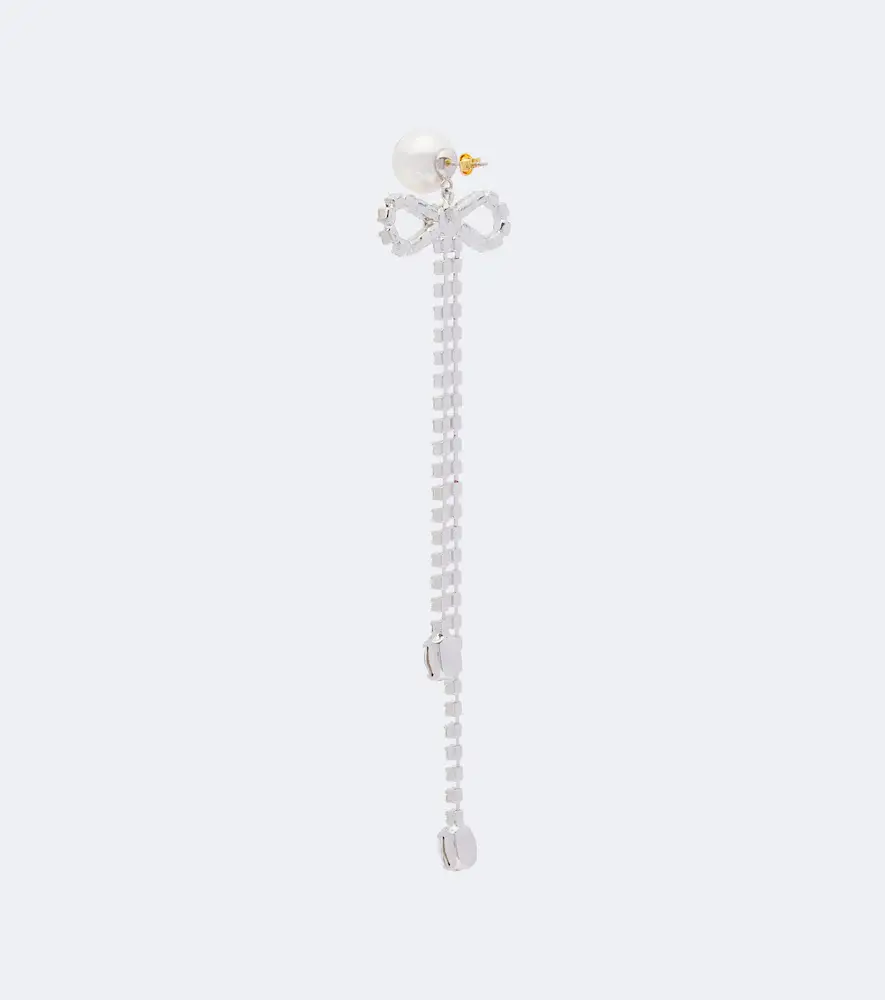 Magda Butrym Embellished faux pearl drop earrings | Thumbnail 4