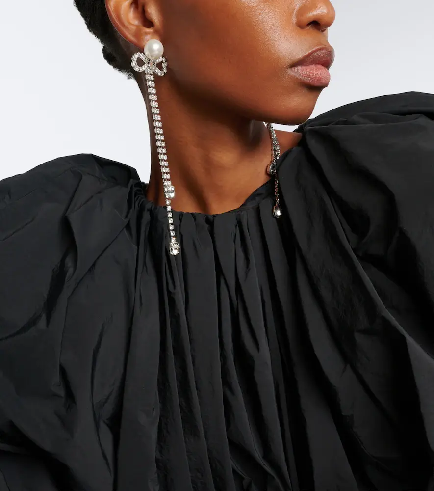 Magda Butrym Embellished faux pearl drop earrings | Thumbnail 5