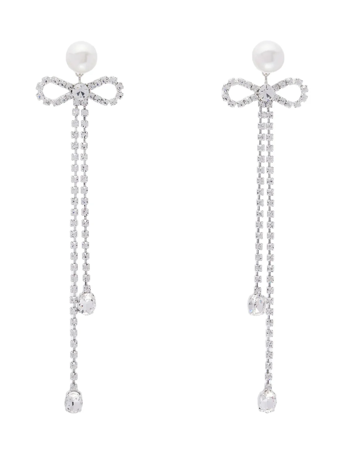 Embellished faux pearl drop earrings Embellished faux pearl drop earrings