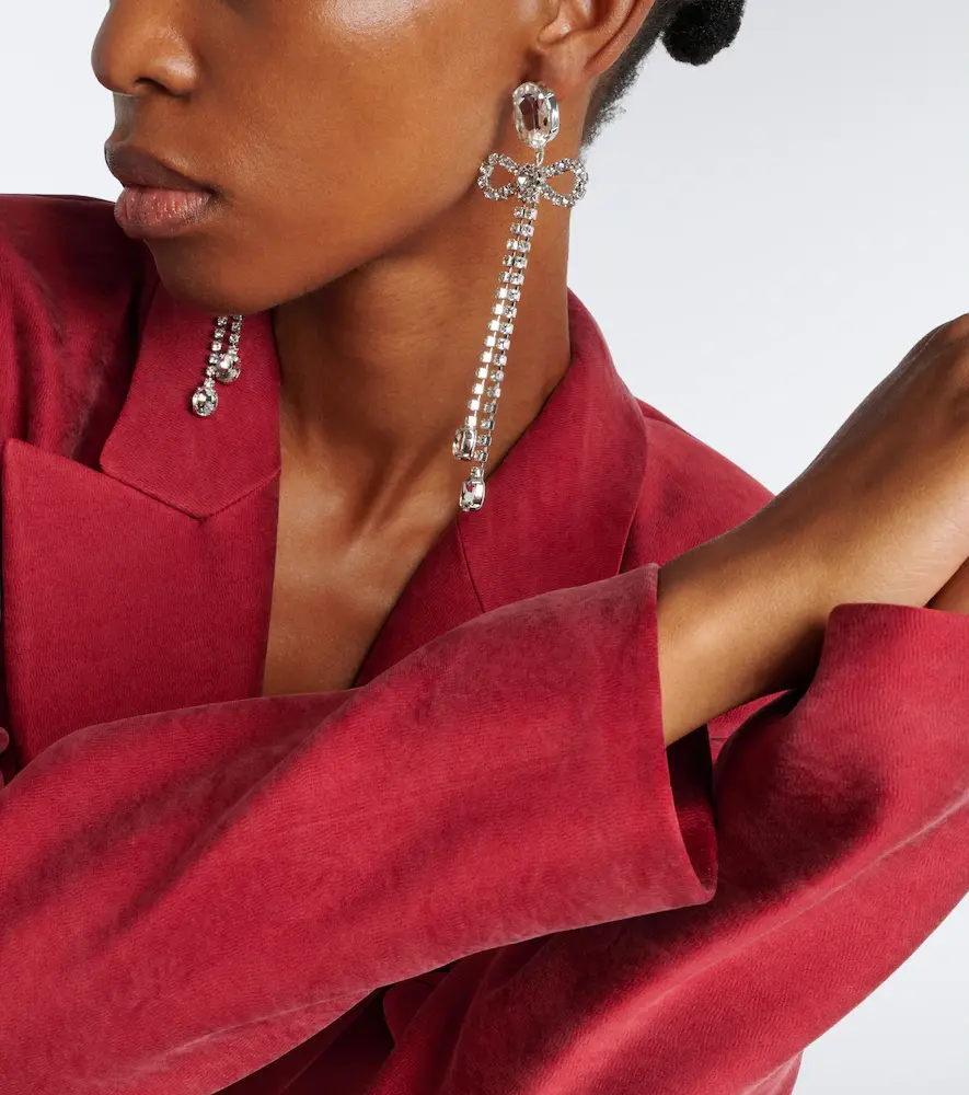 Magda Butrym Crystal-embellished drop earrings | Thumbnail 5 Magda Butrym Crystal-embellished drop earrings | Thumbnail 5