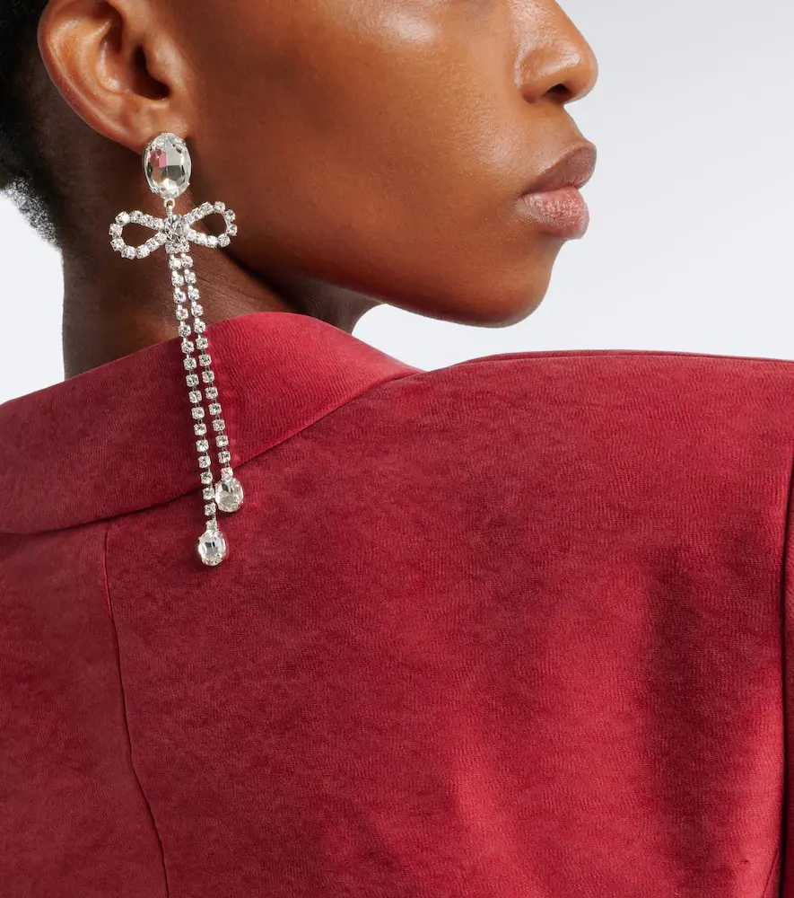 Magda Butrym Crystal-embellished drop earrings | Thumbnail 6 Magda Butrym Crystal-embellished drop earrings | Thumbnail 6