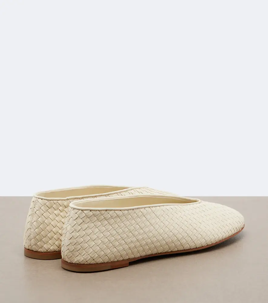 Bottega Veneta Rosa Intrecciato leather ballet flats | Thumbnail 2 Bottega Veneta Rosa Intrecciato leather ballet flats | Thumbnail 2