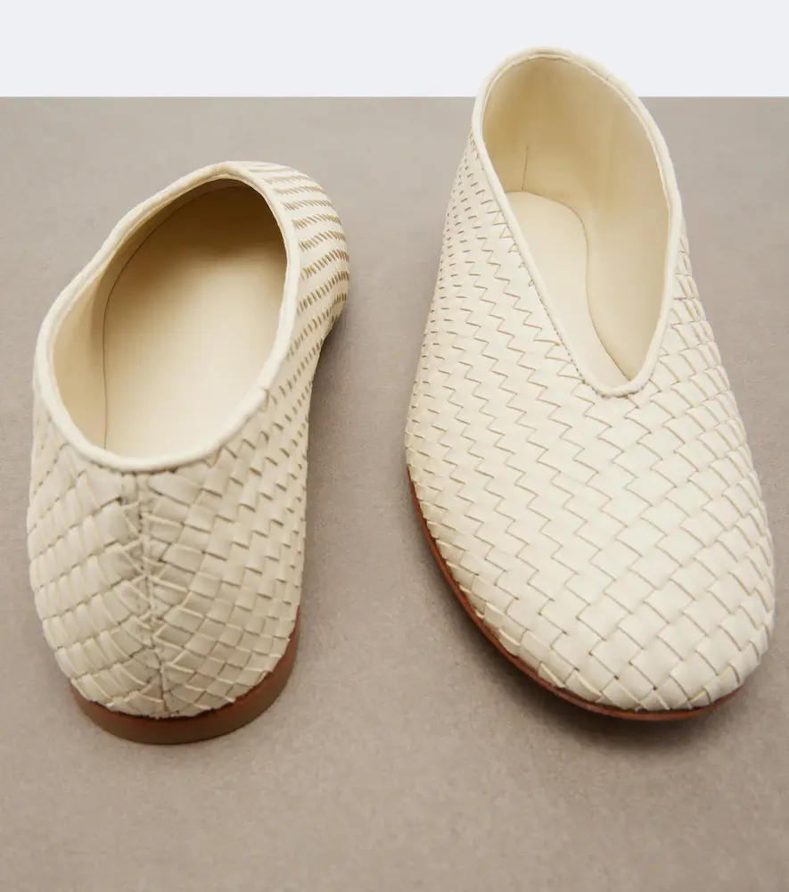 Bottega Veneta Rosa Intrecciato leather ballet flats | Thumbnail 4 Bottega Veneta Rosa Intrecciato leather ballet flats | Thumbnail 4