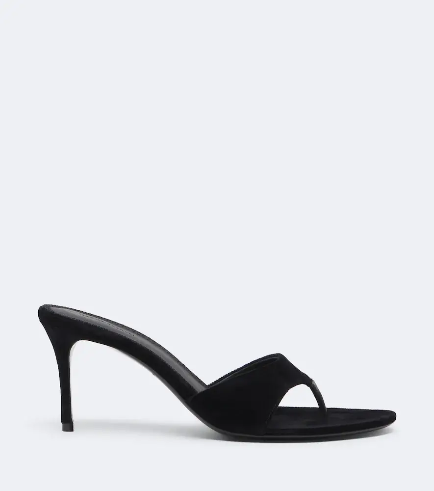 Magda Butrym Velvet thong sandals | Thumbnail 2