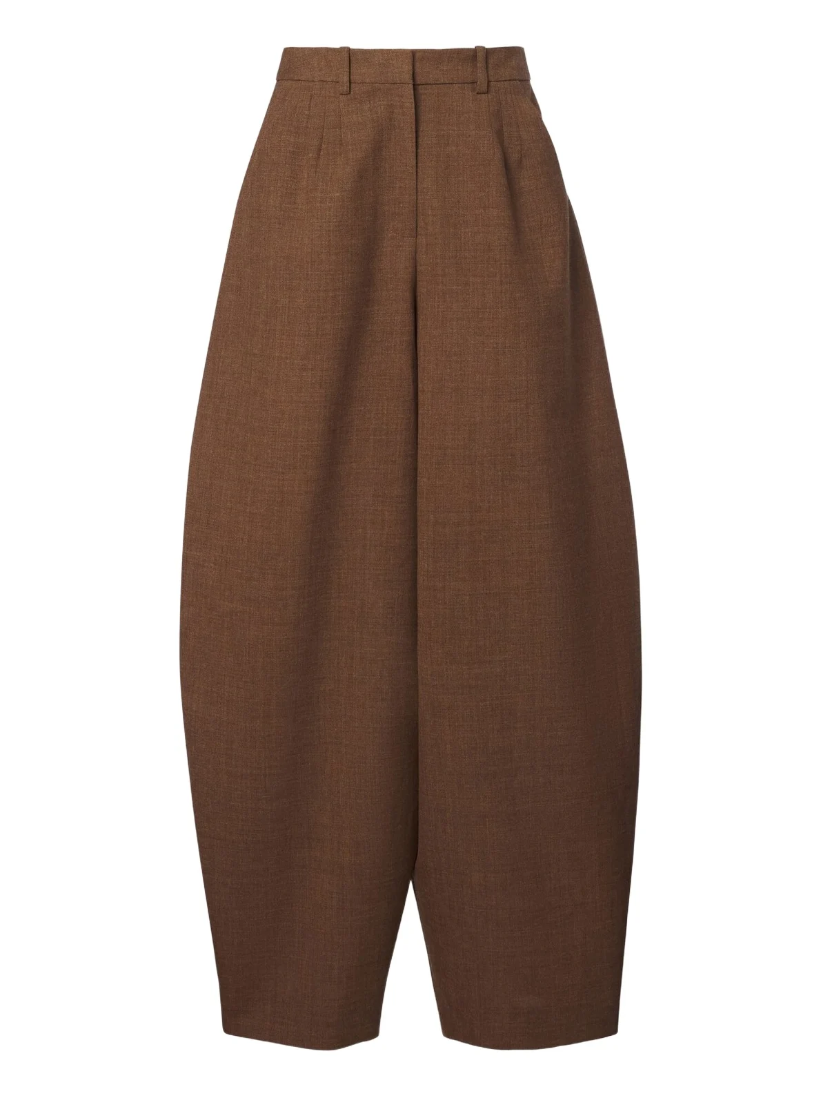 Virgin wool barrel-leg pants Virgin wool barrel-leg pants