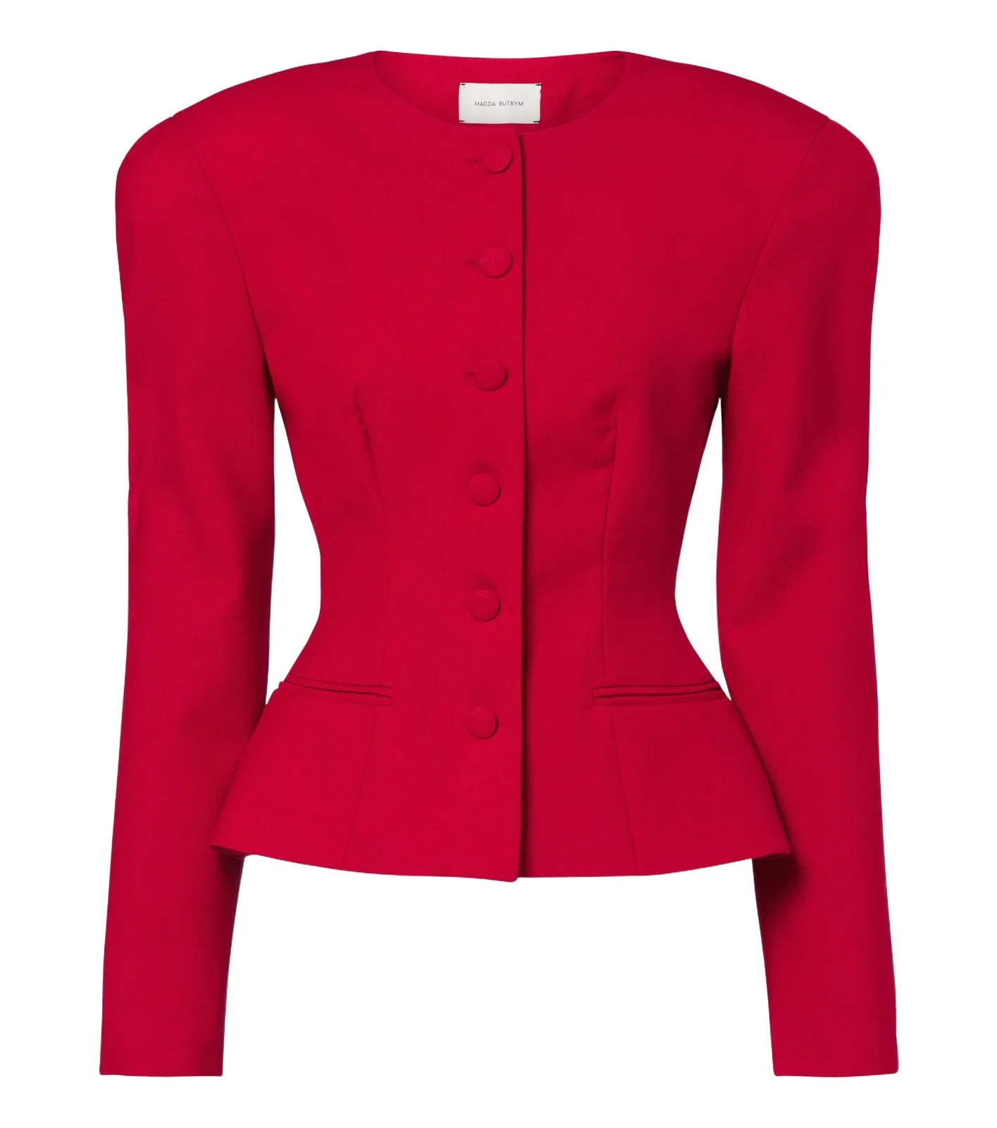 Magda Butrym Virgin wool peplum jacket