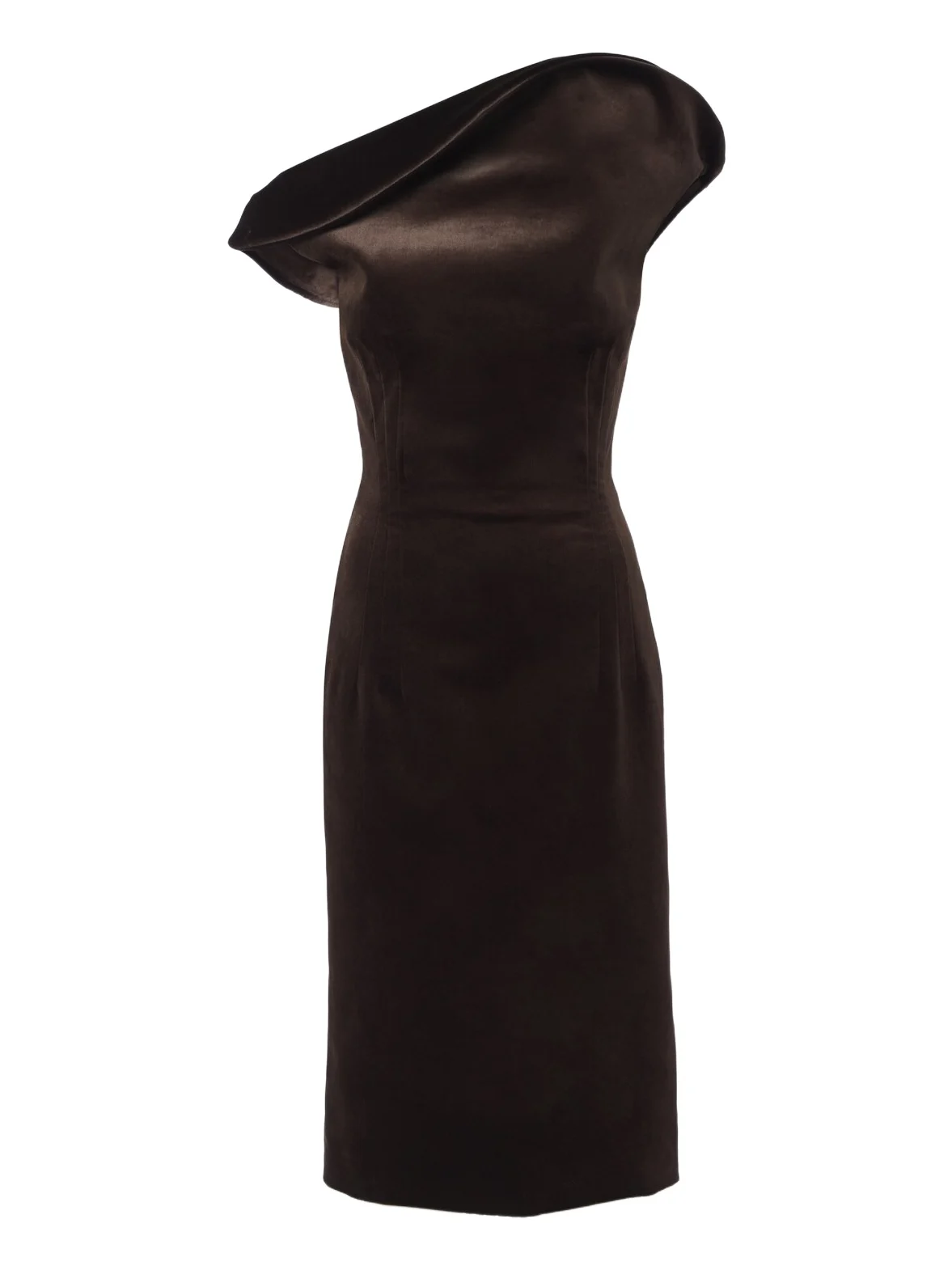Magda Butrym Crochet-trimmed velvet cocktail dress