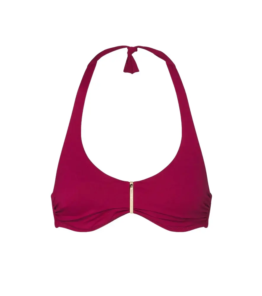 Provence gathered bikini top