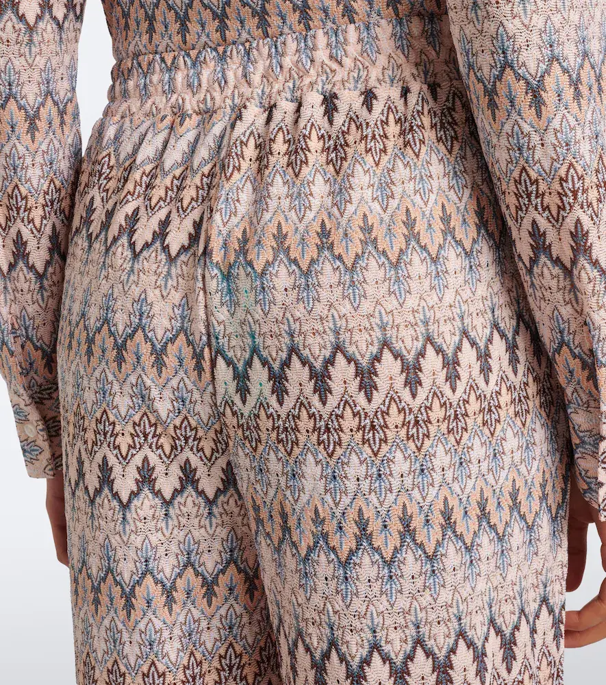 Melissa Odabash Olivia chevron knitted wide-leg pants | Thumbnail 5 Melissa Odabash Olivia chevron knitted wide-leg pants | Thumbnail 5