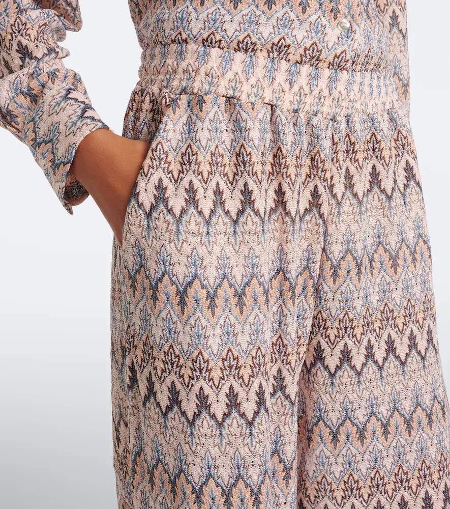 Melissa Odabash Olivia chevron knitted wide-leg pants | Thumbnail 6 Melissa Odabash Olivia chevron knitted wide-leg pants | Thumbnail 6