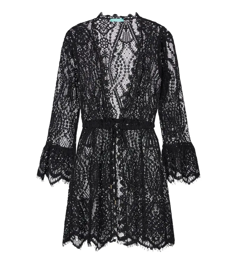 Melissa Odabash Naia cotton-blend lace beach cover-up