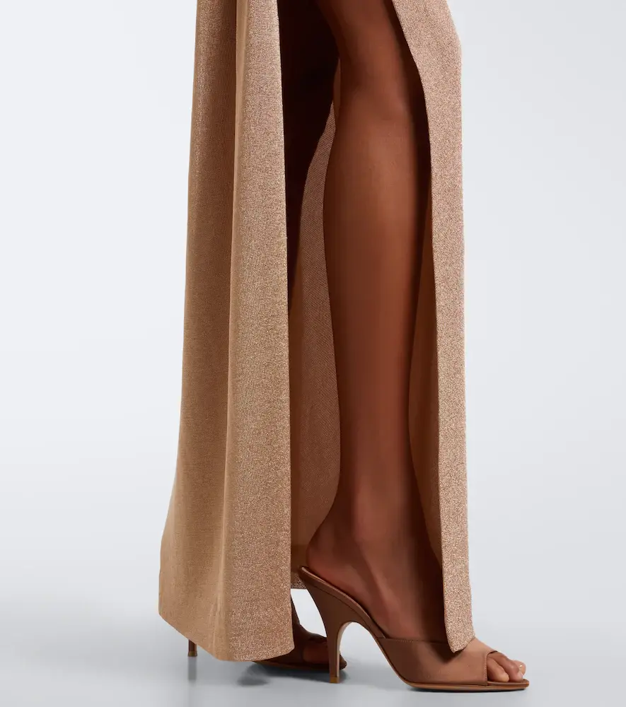 Christopher Esber Embellished one-shoulder jersey lamé gown | Thumbnail 7