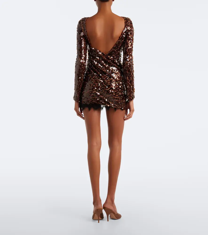 Christopher Esber Opaline sequined open-back minidress | Thumbnail 3 Christopher Esber Opaline sequined open-back minidress | Thumbnail 3